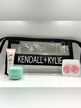 Bundle (4) Items: Tatcha, Kendall & Kylie, Nicole Miller and Earrings